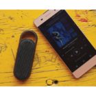 bocina bluetooth con gancho para colgar