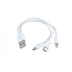 cable con adaptador iphone y android