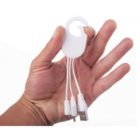 cable con adaptadores de entrada iphone, usb c