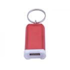 Llavero y cargador universal USB para auto de un solo puerto