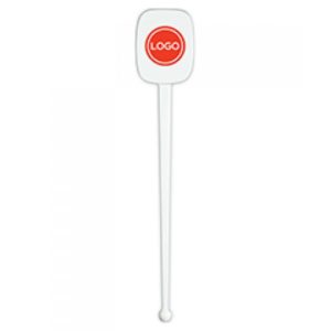 Agitador ovalado de plástico