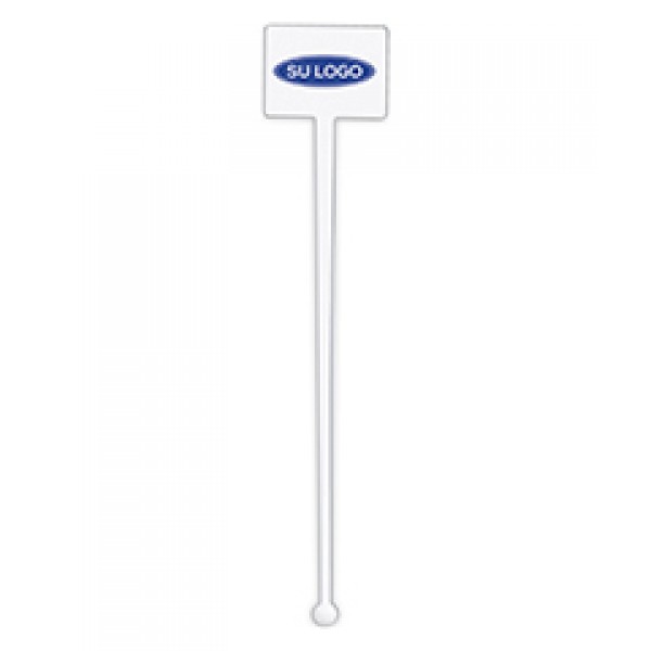 Agitador rectangular de plástico